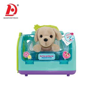 HUADA pil işletilen Pet bakım seti çocuklar akıllı peluş Pet köpek oyuncak sesler ile müzik tıbbi cihazlar - Product Image 3