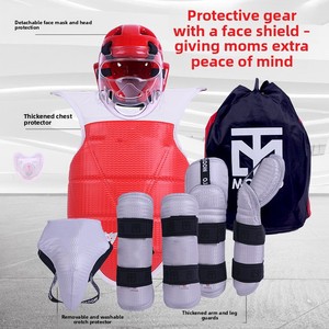 Attrezzatura Protettiva per <span class=keywords><strong>Taekwondo</strong></span>, <span class=keywords><strong>Protezioni</strong></span> per Braccia Rinforzate e Allungate; Set Completo per Allenamento; Sparring per Adulti - Product Image 3
