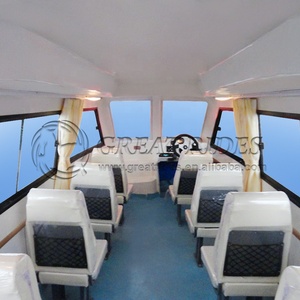 Bateau en fibre de verre de 25 pieds/7.6m à vendre Bateau de pêche pour 12 personnes pour moteur hors-bord Yacht de course en fibre de verre - Product Image 5