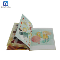Livre de manga à couverture rigide ou souple pour enfants, service d'impression personnalisé avec bord doré