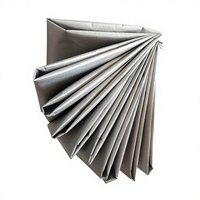 Tissu Faraday conducteur anti-RFID, anti-ondes électromagnétiques, tissé, 100% argenté, motif losanges