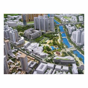 Mô hình quy mô kiến trúc tùy chỉnh cho hiển thị quy hoạch đô thị biệt thự với công nghệ 3D được làm từ nhựa bền - Product Image 5