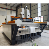 Machine de découpe CNC JK-1525-2 pour le marbre, le granit et la gravure de pierres tombales, moteur 5,5 kW AC380V, équipement de travail du pierre robuste