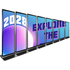 70 75 86 Inch Tầng Đứng Hiển Thị Kỹ Thuật Số Biển, Totem, Màn Hình Quảng Cáo Lcd - Product Image 1