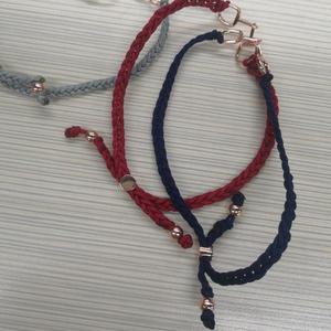 OEM/ODM Custom 925 Sterling Silver Horse <strong>Snaffle</strong> Jewelry Black Cord <strong>Snaffle</strong> <strong>Bracelet</strong> - Product Image 2