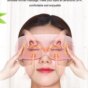 Masseur oculaire électrique intelligent avec chaleur, rechargeable, pression d'air, vibration, produit de massage pour les yeux - Product Image 3