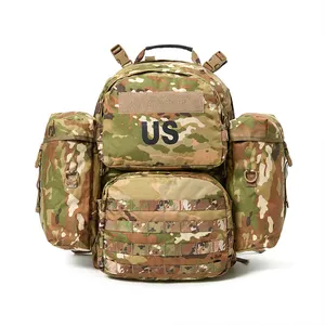 AKmax MOLLE Tactical Assault Pack OCP Camouflage External Frame Hunting Backpack