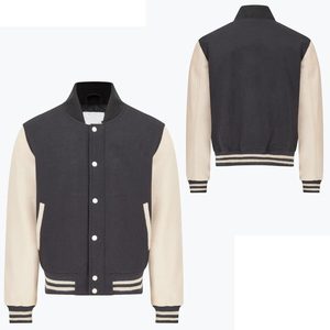 Custom Wholesale Lightweight Breathable <b>Wool</b> Varsity Jacket High Quality Custom Logo Eco-Friendly Varsity Jacket - Product Image 1