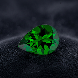 Tourmaline Verte Naturelle Taille Poire 9x11mm Certifiée IGI Prix de Gros Haute Qualité Pierre Précieuse Facettée Non Montée 3.20 Carats - Product Image 3