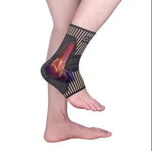 Ayak bileği sıkıştırma manşonu çorap Plantar fasiit burkulmuş ayak bileği aşil Tendon ağrı kesici için ayak bileği desteği