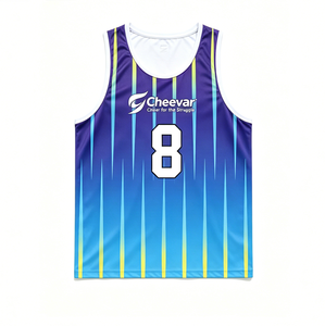 Débardeurs de volley-ball de plage pour hommes, légers, en sublimation - Product Image 4