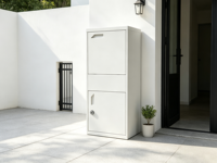 Boîte aux lettres autonome antivol pour colis et courrier, armoire de rangement intérieure pour maison et bureau, personnalisable