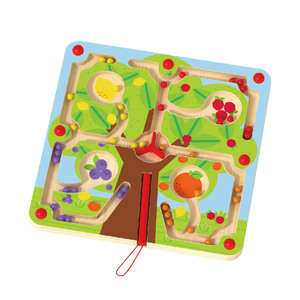 Gioco Labirinto Esagonale in Legno per Bambini <span class=keywords><strong>Montessori</strong></span>, Giocattolo Educativo con Perline in Legno - Product Image 5