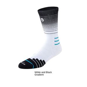 Chaussettes de sport décontractées en tricot antibactérien élasthanne/nylon/coton pour hommes avec logo sur le corps - Product Image 6