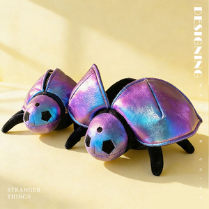 Poupées scarabées brillantes, figurines d'abeilles accrocheuses, poupées d'insectes de dessin animé, papillons de nuit effrayants, jouets en peluche, ornements - Product Image 3
