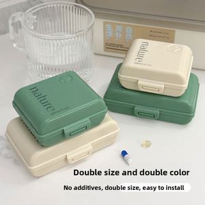 Pastillero Semanal de Plástico, Portátil, para Almacenamiento de Medicamentos, Gran Capacidad, Sellado, a Prueba de Humedad, Dispensador de Viaje - Product Image 3