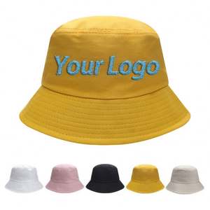 Chapeaux de pêche personnalisés en gros avec logo, chapeaux bob anti-UV, chapeaux de soleil pour activités de plein air, voyage, femmes et hommes - Product Image 1