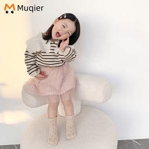 Medias de algodón para niñas de nuevo diseño, medias <span class=keywords><strong>antideslizantes</strong></span> para niños y bebés - Product Image 4