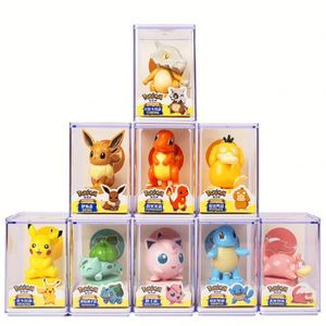 Pika-pokemone Squirtle Charmander กล่องอะคริลิคแอ็คชั่น - Product Image 1