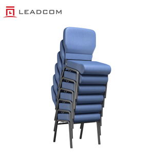 Sillas Apilables para <span class=keywords><strong>Iglesia</strong></span> Leadcom L-M04 con Acolchado <span class=keywords><strong>de</strong></span> Espuma, Sillas Metálicas Enlazables para Escuela, Sinagoga, <span class=keywords><strong>Oración</strong></span> y Culto - Product Image 2
