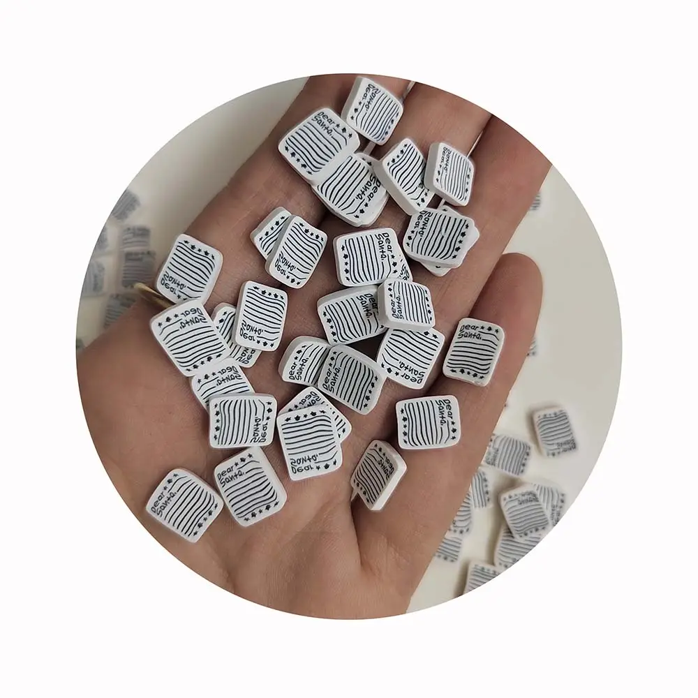 Bulk 500g/Lot Lovely Mini Letter Writing Paper Hot Clay Slice Polymer Clay Sprinkles For Scrapbooking Slime Filler Decoration