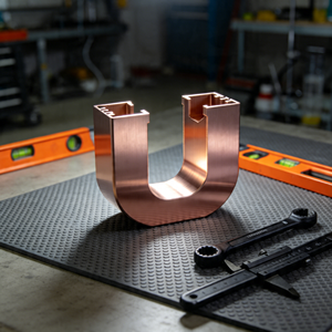 2026U-Shaped Aluminium Profile Square Hollow Rectangular Alloy Seamless Aluminum Square Tube Custom Processing Cutting Welding - Product Image 3