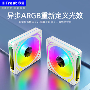 คูลมูน 12 ซม. ARGB พัดลมเคสคอมพิวเตอร์ แบริ่งน้ำมัน 70cfm 18dba ระบบระบายความร้อนแบบเงียบ - Product Image 3