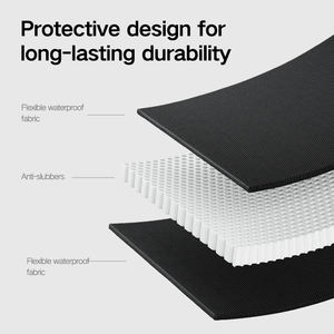 V70 Large Capacity Travel <strong>Trolley</strong> Men's Duffle Bag Shockproof Portable Waterproof for <strong>Pianos</strong> Musical Instrument Accessories - Product Image 3