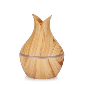 JCSY-066C เครื่องทำความชื้นแบบสองกลีบ 300 มล. ใช้พลังงานจากยูเอสบี ลายไม้สีอ่อน ใช้ในบ้านและสำนักงาน - Product Image 2