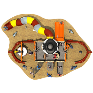 مجموعة شرائح خشبية لسفن القراصنة مصنوعة حسب الطلب لحدائق المغامرة والمدارس للتسلية العائلية - Product Image 6