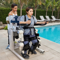 Déambulateur de réadaptation |   Robot exosquelette pour l'entraînement à la marche |   Utilisation double en milieu hospitalier et domestique