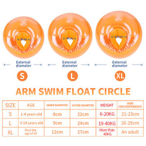 Swimbobo Vente flash Brassards de natation gonflables pour bébés et enfants, orange, en PVC, pour piscine et mer, avec <span class=keywords><strong>pompe</strong></span> à vélo - Product Image 5