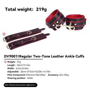 Behavioral Training Props Handcuffs <b>Leg</b> Irons Leather Bondage Fetish SM <b>Bed</b> Game Various Fun Couple Adult Sex Toys Wholesale - Product Image 4