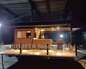 Zweistöckiger Food-Trailer, zweistöckiger Imbisswagen, zweistöckiger Verkaufsstand, Kaffeewagen zu verkaufen - Product Image 3