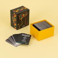 Tarjeta de Juego Personalizada Premium para Póker, Casino, Fiestas Familiares, Papel Grueso, Laminado Mate, Borde con Lámina Dorada, Ecológico, MOQ Bajo