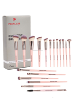 Ensemble de Pinceaux de Maquillage Rose Mignon de Haute Qualité 18 Pièces, Poils Synthétiques Doux et Confortables, Manche Robuste, Boîte Portable, Correcteur et Blush