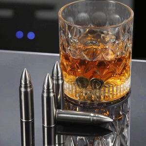 Bullet 304 Acero inoxidable Whisky <span class=keywords><strong>Vino</strong></span> tinto Hielo Piedras de <span class=keywords><strong>vino</strong></span> Cubitos de hielo cuadrados para bebidas - Product Image 2