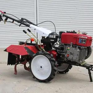 Cultivador de agricultura trator usado malásia 160cc power tiller caminhada atrás de neve plow