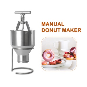 Miễn Phí Vận Chuyển Máy Làm Bánh Donut Thủ Công Bằng Thép Không Gỉ Phễu 2.5L Thương Mại Máy Làm Bánh Donut Mini Máy Làm Bánh Donut Nhỏ - Product Image 3