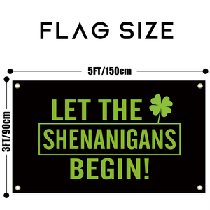 Laat De Shenanigans 3X5 Ft Zijn Voor Kamer College Slaapzaal Slaapkamer Woonkamer Wandtapijt Decor - Product Image 2