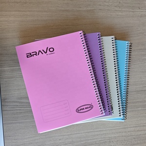 Factory Direct Custom A5 formato quaderno <span class=keywords><strong>di</strong></span> 100 pagine con copertura in plastica PP rilegatura a fogli mobili per uso scolastico - Product Image 1