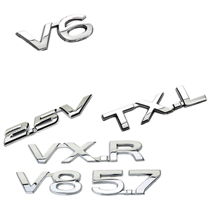 Emblème 2.5V V6 V8 VX VXR <span class=keywords><strong>TXL</strong></span> VXL pour Reiz <span class=keywords><strong>Land</strong></span> <span class=keywords><strong>Cruiser</strong></span> Prado, autocollant de couvercle de coffre en ABS, autocollants de carrosserie pour TOYOTA Refit - Product Image 1