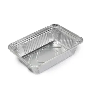 Restaurant To Go Container Disposable 1.5LB Aluminum Foil Container Professional Supplier of China