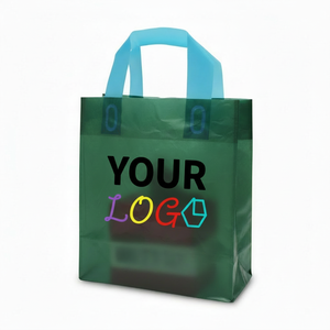 Restaurant Food Packaging Thank You Carrier Personalized Sale Branded Plastic Bag For Takeaway - Product Image 1