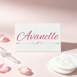Carte en papier blanc personnalisée, impression personnalisée, laminage imperméable pour carte de remerciement de marque cosmétique - Product Image 2