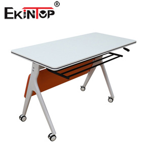 Mesa de conferencias plegable Ekintop 1200Wx500Dx750H móvil con ruedas para uso en reuniones y capacitación - Product Image 2