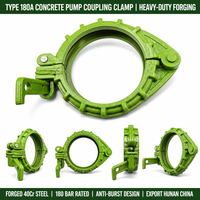 Collier de serrage pour tuyau à vis de pompe à béton Type 180A, en acier allié forgé, pièces de rechange pour machines, Chine