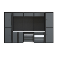 Armoire à outils mobile en acier pour garage automobile, atelier et station d'entretien