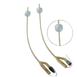 एकल उपयोग चिकित्सा 3-वे डबल गुब्बारे सिलिकॉन लेटेक्स फोली जल निकासी कैथेटर ईओस 400 मिमी लंबाई को कीटाणुरहित करता है - Product Image 6