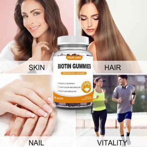 Oem תוספת קולגן עור שיער וציפורניים ויטמינים בוטן בוטן שיער צמיחת גומות - Product Image 4